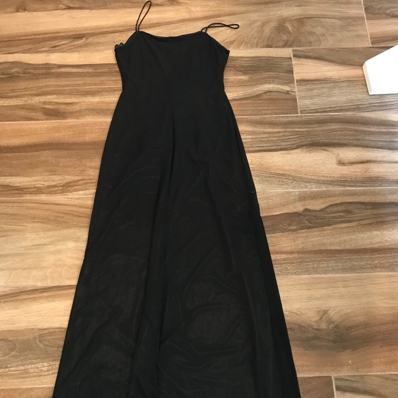 Richard Warren Petites Black Embroidered Dress - Picture 2 of 2